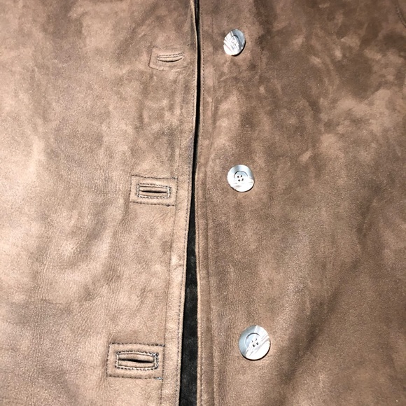 Wolff Teddy Fur Authentic Sheepskin Brown Women’s Coat Jacket 8 - Picture 2 of 7